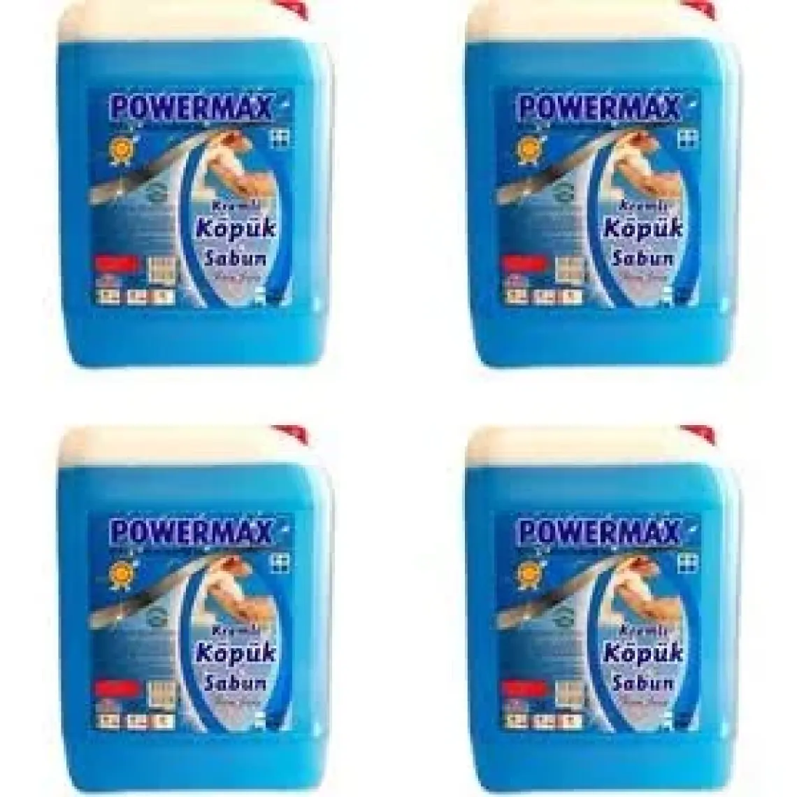 POWERMAX Köpük  Sabun  5KG X 4 Adet Toplam 20KG  Yeni Formüllü