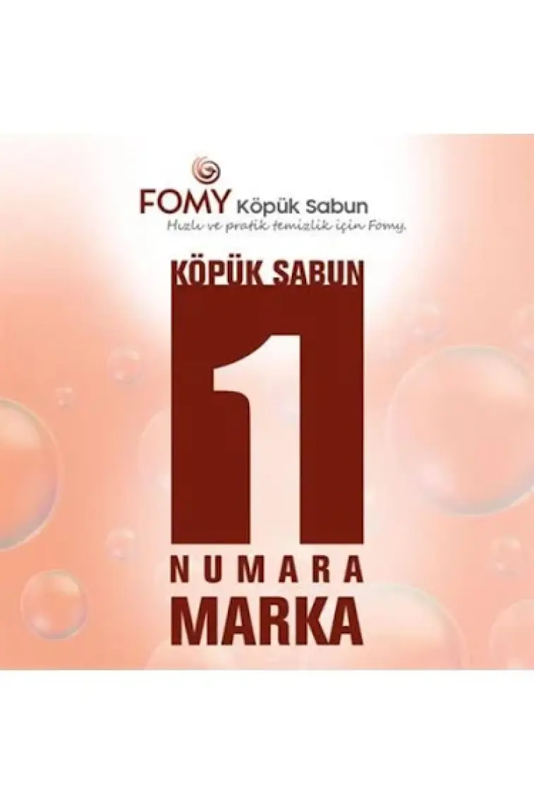 Fomy Hassas Cilt Köpük Sabun El Yüz Vücut Temizlik Köpüğü 300 ml x 4 Adet