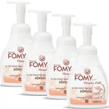 Fomy Hassas Cilt Köpük Sabun El Yüz Vücut Temizlik Köpüğü 300 ml x 4 Adet