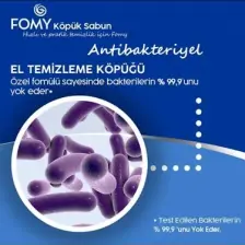 Fomy Antibakteriyel Köpük Sabun El Temizleme Köpüğü 300 ml x 4 Adet