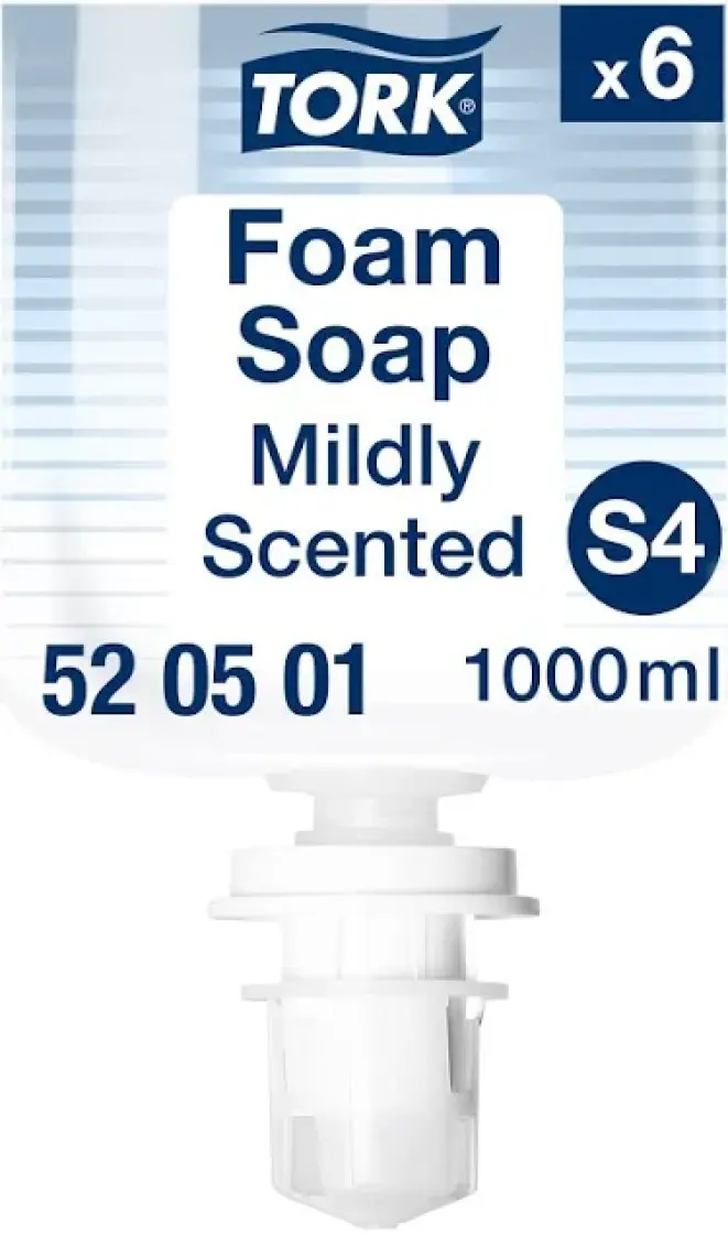 Tork 520501 Mild Köpük Sabun Premium Dökme 1 lt x 6 Adet