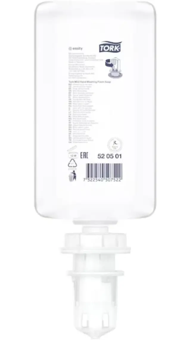 Tork 520501 Mild Köpük Sabun Premium Dökme 1 lt x 6 Adet