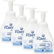 Fomy Classic Köpük Sabun El Temizleme Köpüğü 300 ml x 4 Adet