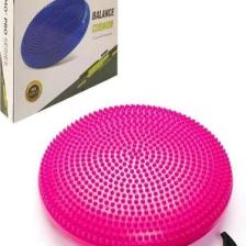 Gymo Pompalı Denge Yastığı Balance Disk Denge Pedi 33cm Pembe