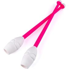 Gymo Birbirine Bağlanabilir Ritmik Cimnastik Labut 36.5cm Beyaz-Pembe