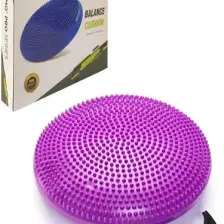 Gymo Pompalı Denge Yastığı Balance Disk Denge Pedi 33cm Mor