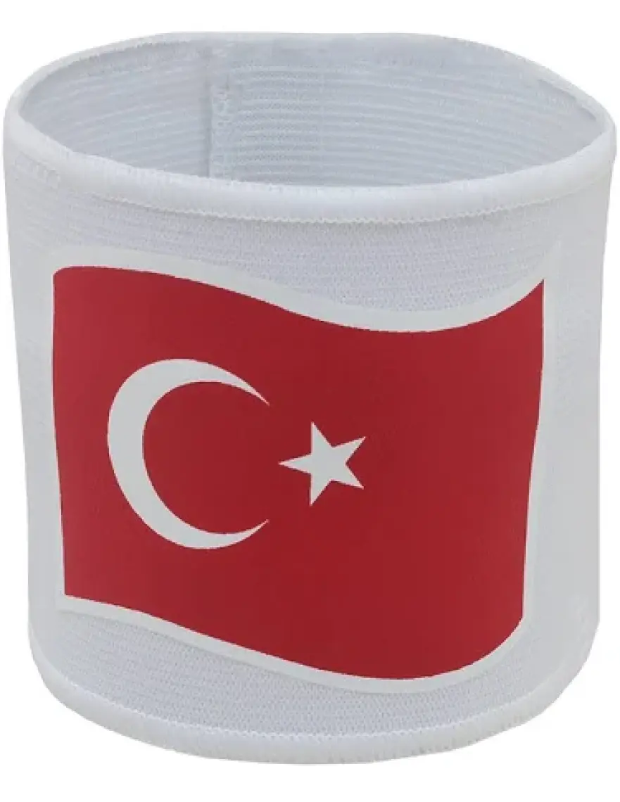 Schmilton Türk Bayraklı Kaptan Kolluğu (Beyaz)