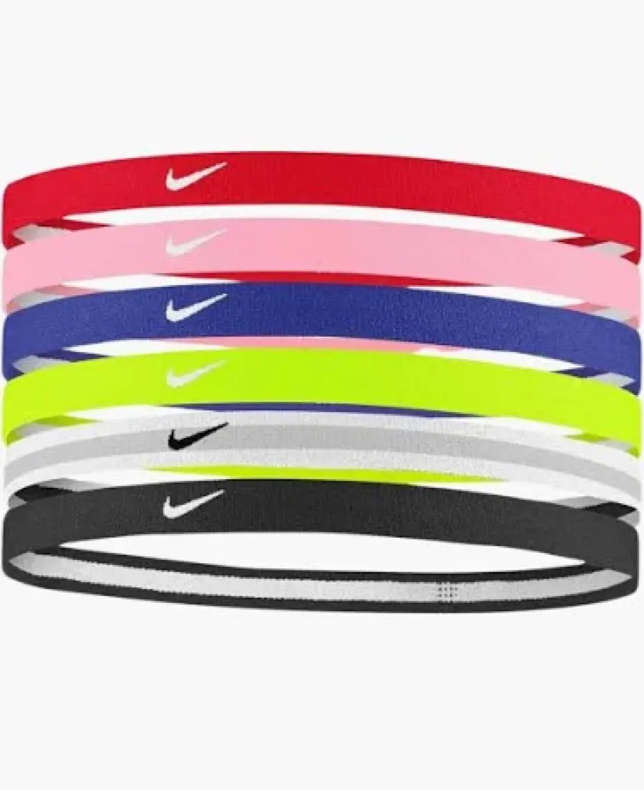 Nike Y Swoosh Sport Headbands 6 Pk Unisex Saç Bandı N.100.3042.966.OS-Çok Renkli