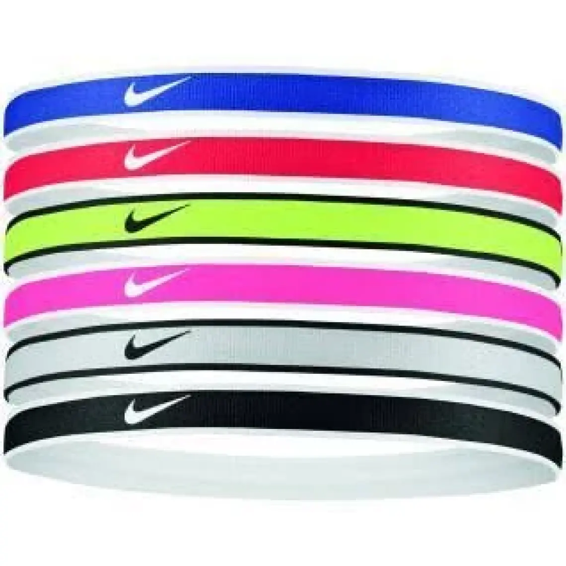 Nike Y Swoosh Sport Headbands 6 Pk Unisex Saç Bandı N.100.3042.966.OS-Çok Renkli
