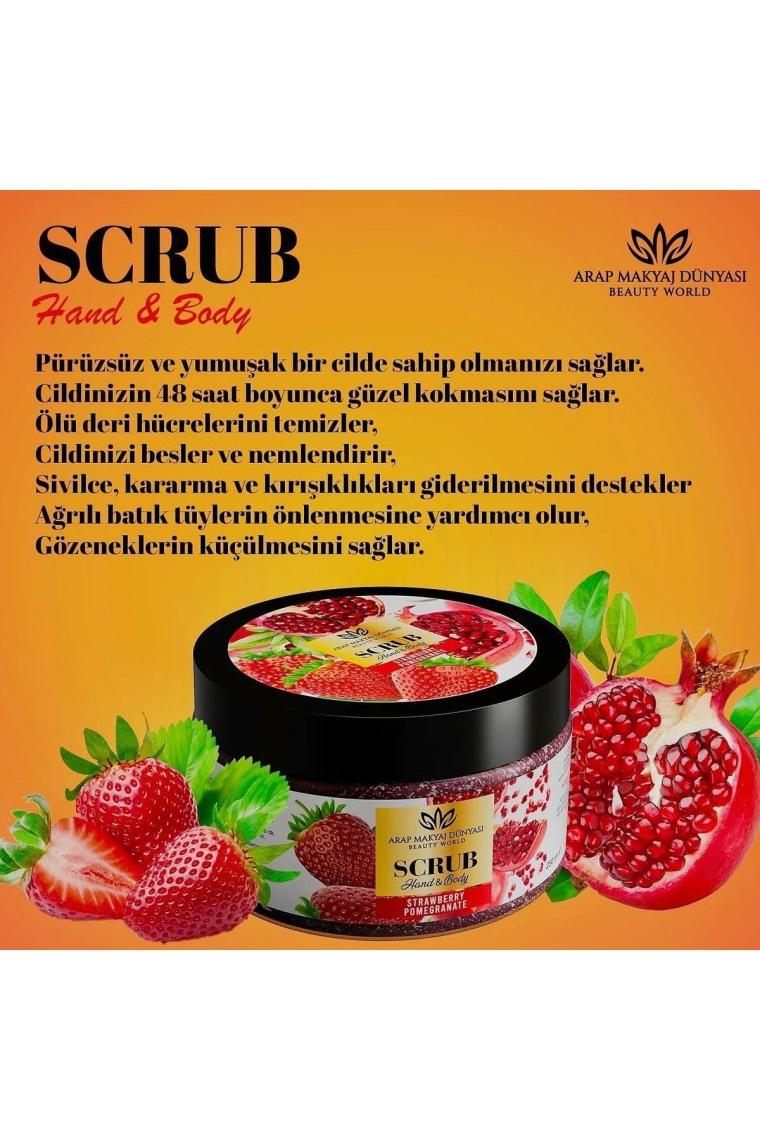 Çilek Ve Nar El & Vücut Peeling 250gr