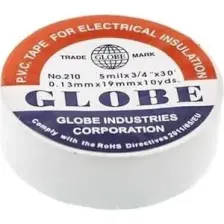 Globe Globe Izole Bant Beyaz 10LUK  0.13MMX19MM