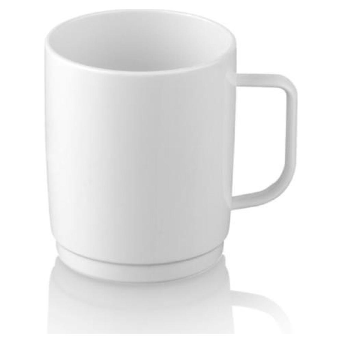 Plastport Kırılmaz Çay Kahve Kupası - Beyaz 300 ml - 6 Adet