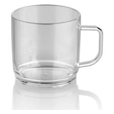 Plastport Kırılmaz Çay Kahve Kupası - Şeffaf 300 ml - 24 Adet