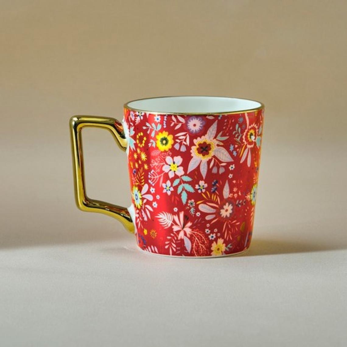 Karaca Flower M Harfli Kupa 350 ml