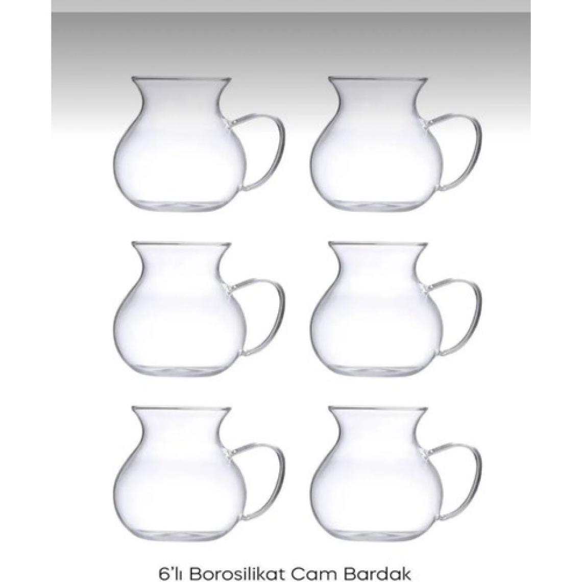 Snow Homs Keyfi Ala Borosilikat 6'lı Çay Bardağı Pinterest Bardak