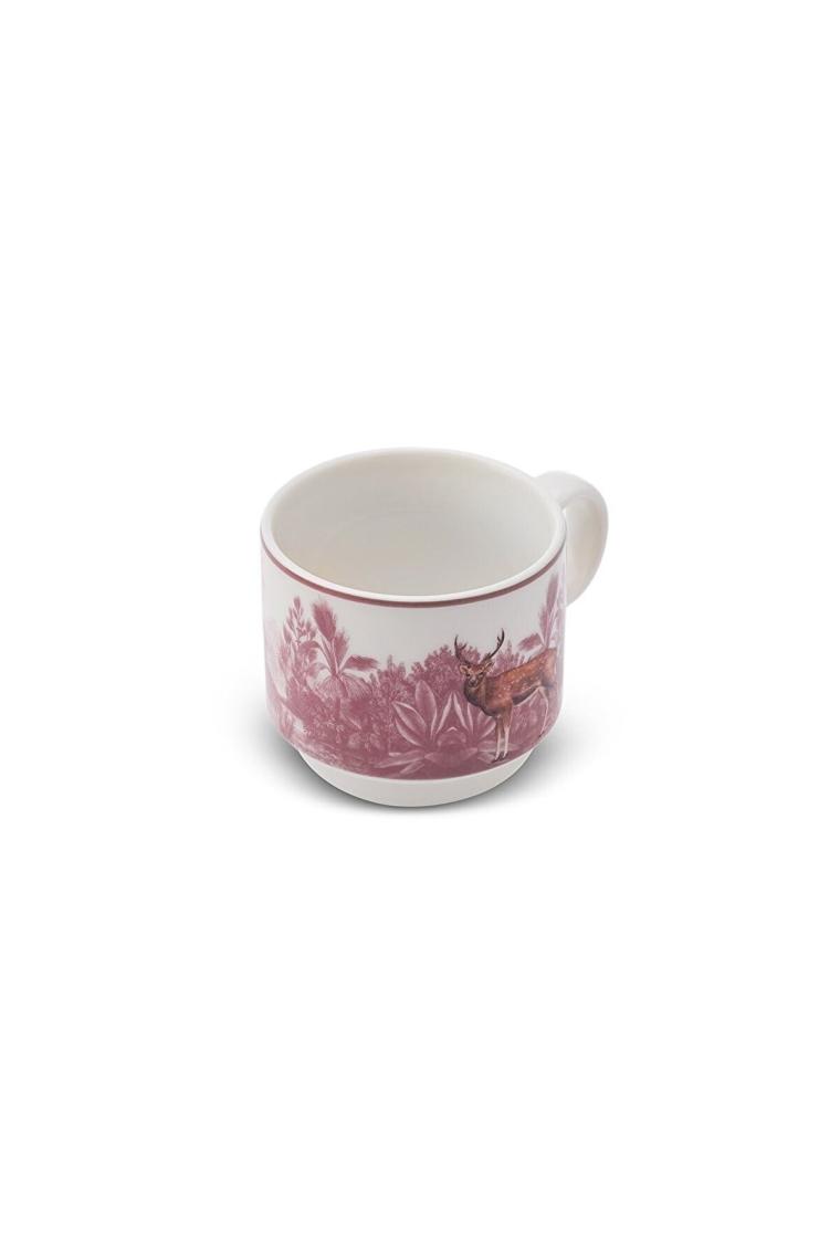 Jungle 5 Parça Standlı Çay Fincanı Seti 4x160 Ml