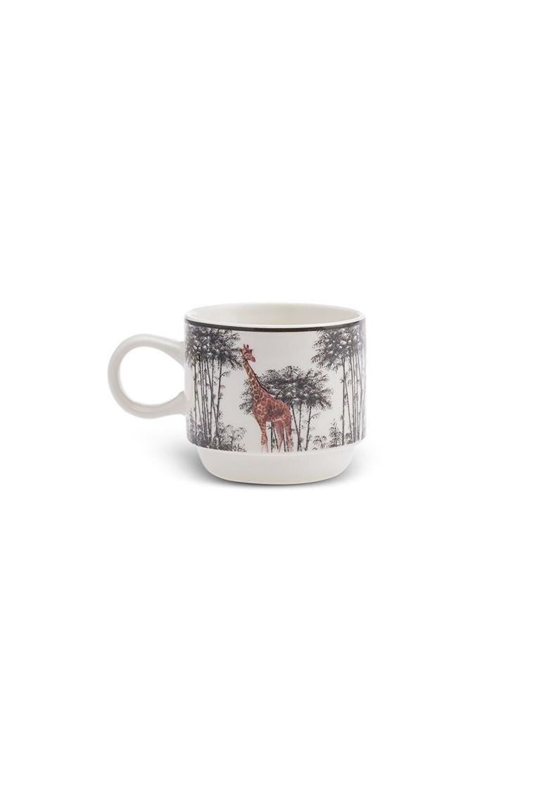 Jungle 5 Parça Standlı Çay Fincanı Seti 4x160 Ml