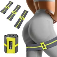 Rebuwo Squat Bant Pilates Fitness Spor Kalça Egzersizleri Direnç Bandı Direnç Lastiği  35CM