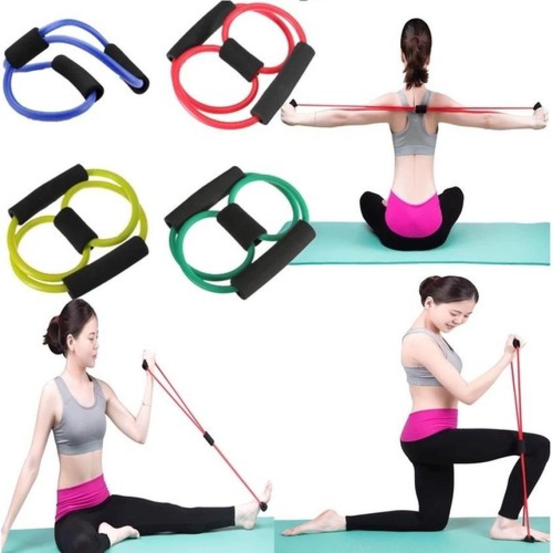 3B Trend Egzersiz Spor Plates Direnç Bantı Pilates İpi Jimnastik Lastiği