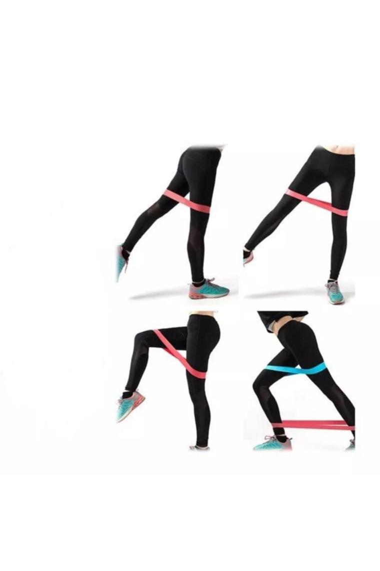 Clifton Latex Aerobik Band Pilates Yoga Fitness Squat Çalışma Lastiği Kırmızı