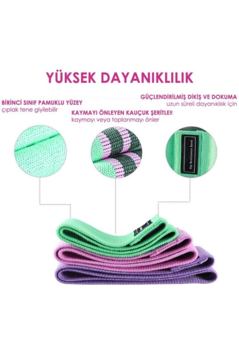 Technosmart Loop Band Direnç Bandı Spor Egzersiz Aerobik Pilates Squat Lastiği Fitness Yoga