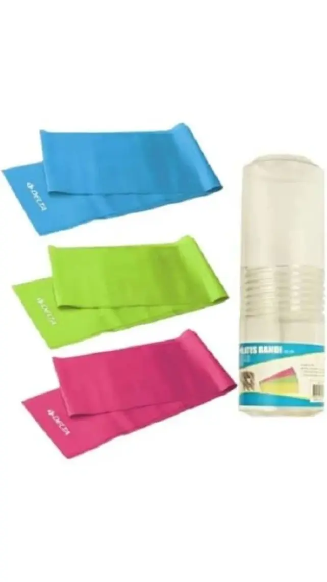 Delta Pilates Bant - 3 Lü Set 150X15