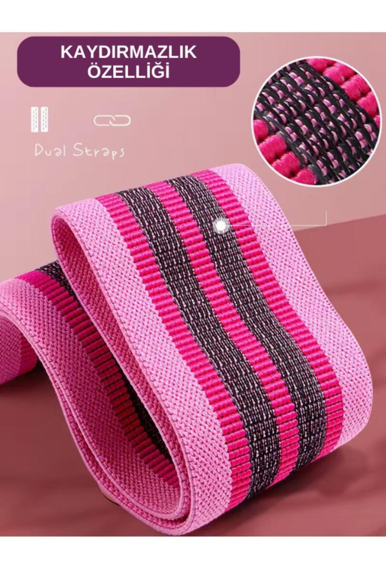 Xtr Fitness Loop Band Direnç Bandı Spor Egzersiz Aerobik Pilates Squat Lastiği 3lü Set