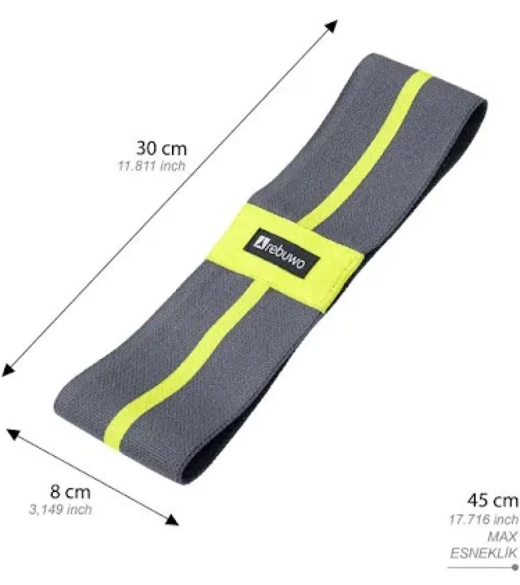 Rebuwo Direnç Lastiği Egzersiz Lastiği 30 cm
