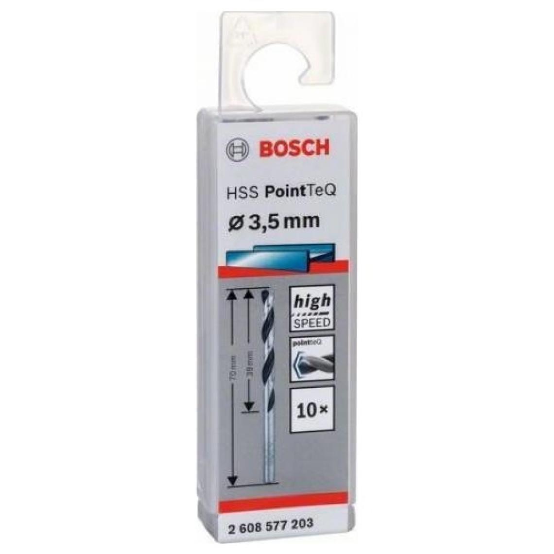 Bosch Hss Pointteq  3,5 Mm Metal Matkap Ucu (10 Adet)