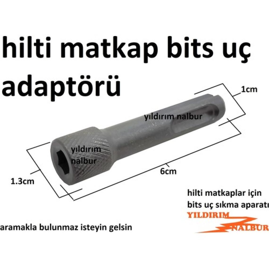Yıldırım Hilti Matkap Bits Uç Dönüştürme Adaptörü Yıldız Uç Düz Uç Sıkma Aparat Matkap