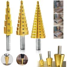 Proxtech  Kademeli Hss Sarmal Matkap Ucu Seti Kademli Sac Delme 3 Pcs Set 4-12 / 4-20 / 4-32