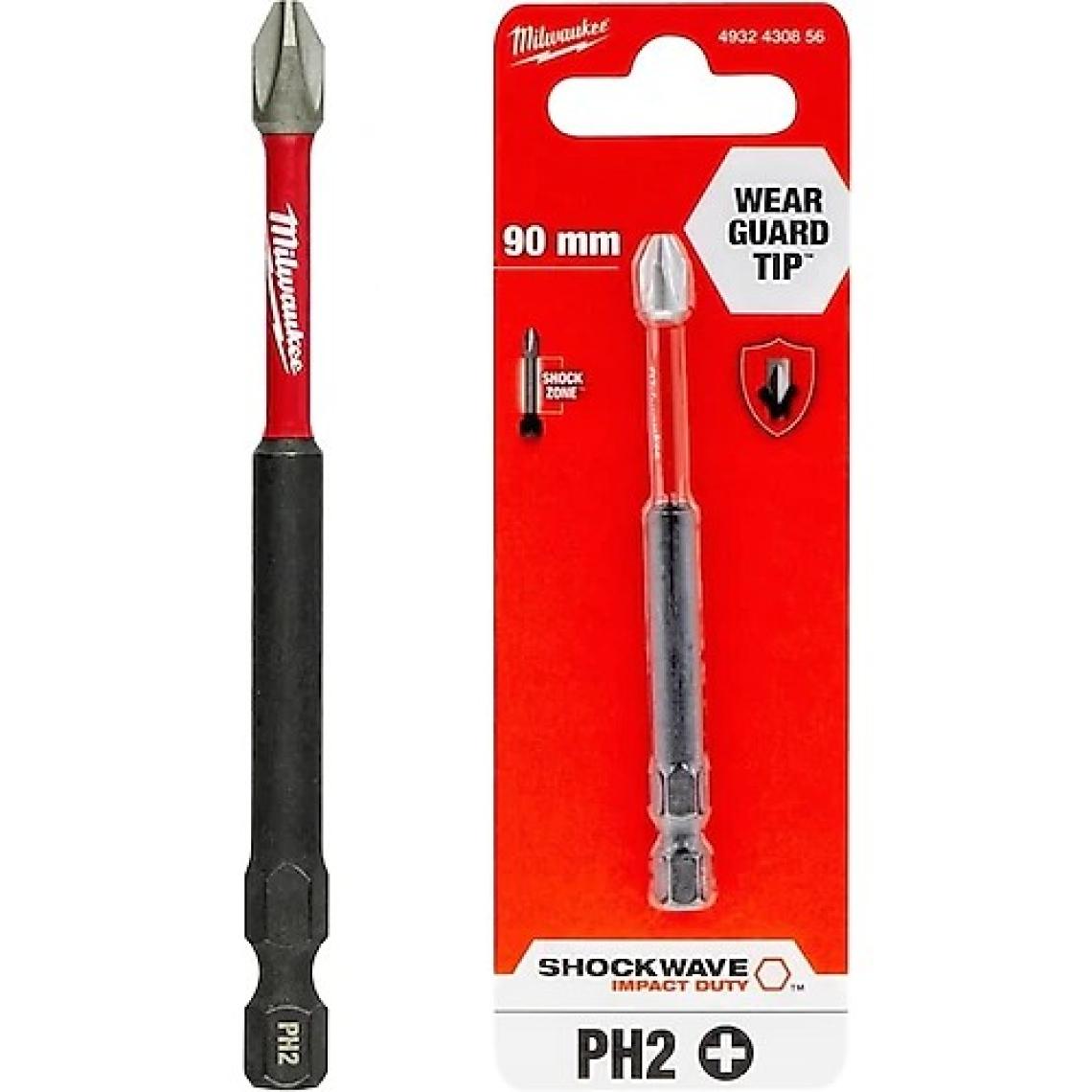 Milwaukee Ph2 Yıldız Bits Uç 90 mm Cobalt Çelik Vida Sıkma Ucu