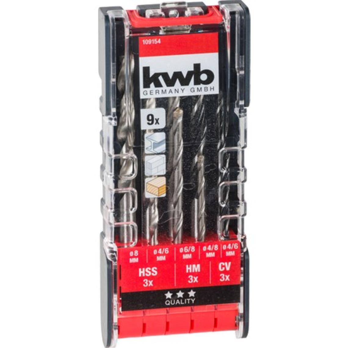 Kwb 49109154 Kombi Matkap Uç Seti 9 Parça