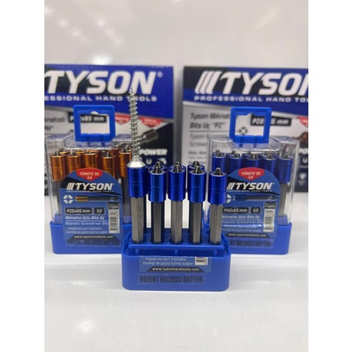 Tyson PH2X65 mm S2 Çeliği Tek Yönlü Mıknatıs Uçlu Bits Uç (1 Adet)