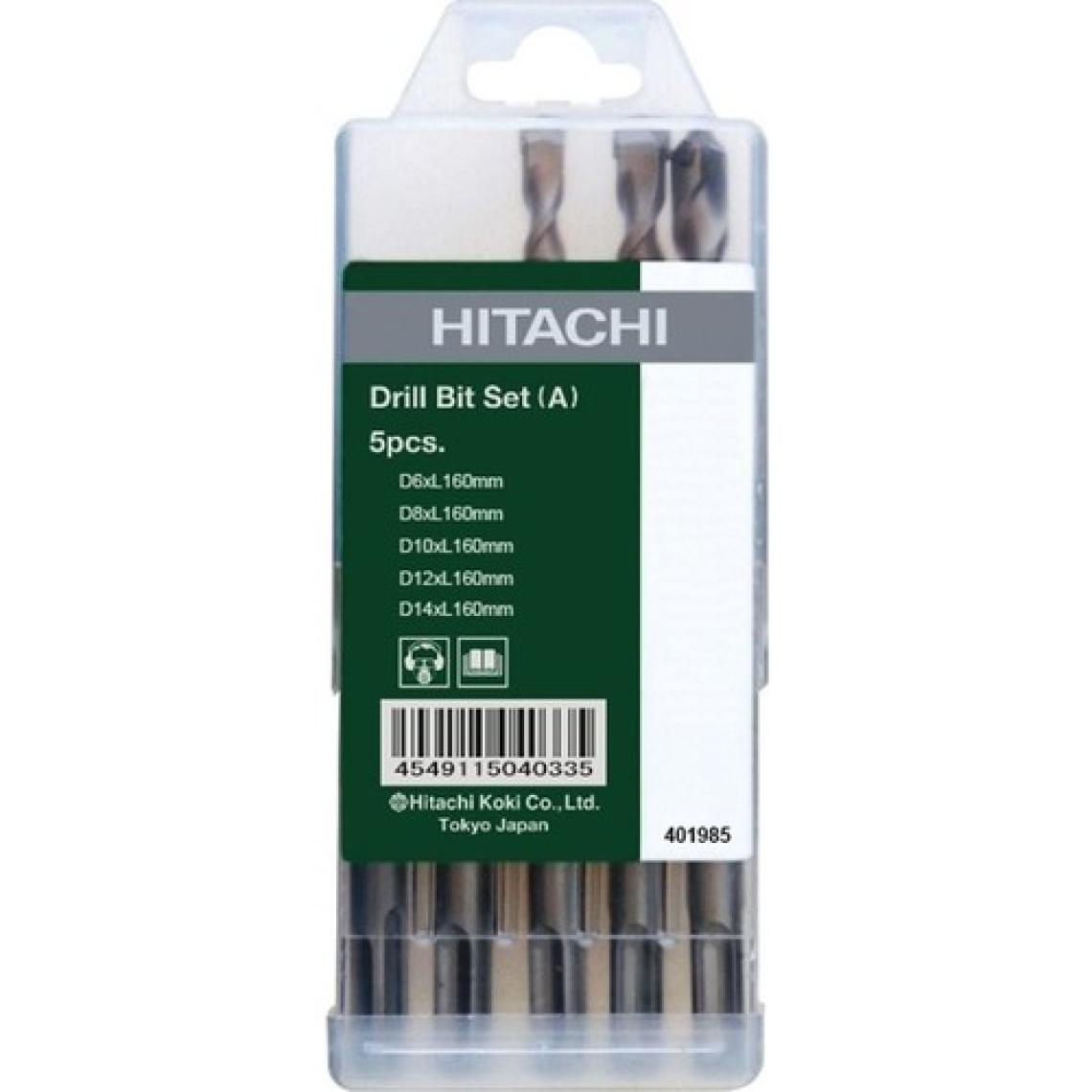 Hitachi 401985 5 Parça Profesyonel SDS-Plus Uç Seti