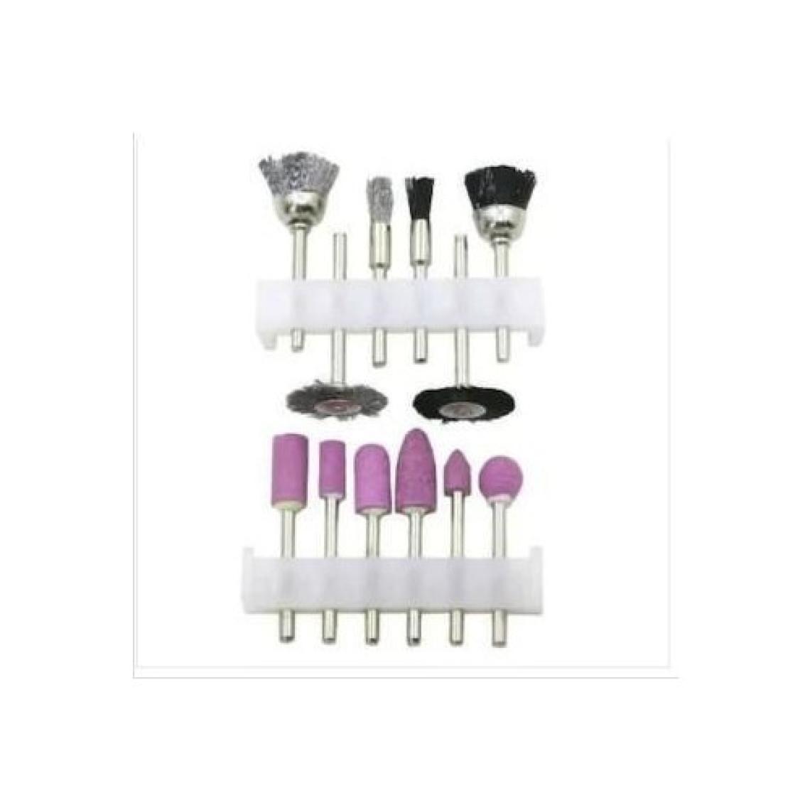 Meşem Kalıpcı Mini Taşlama ve Zımparalama Gravür Seti (12 Parça)
