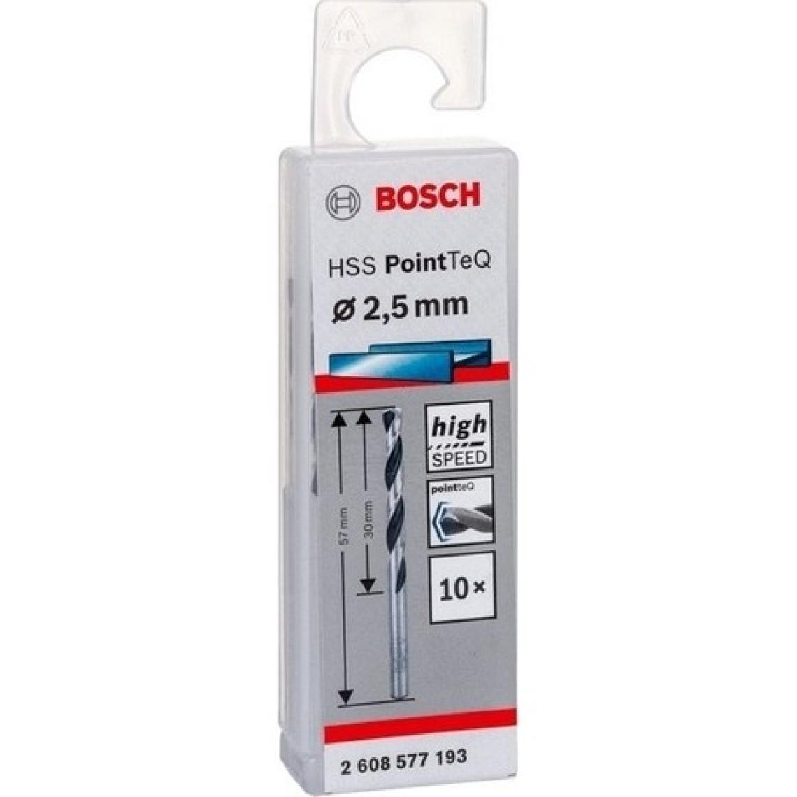Bosch Hss Pointteq  2,5 Mm Metal Matkap Ucu (10 Adet)