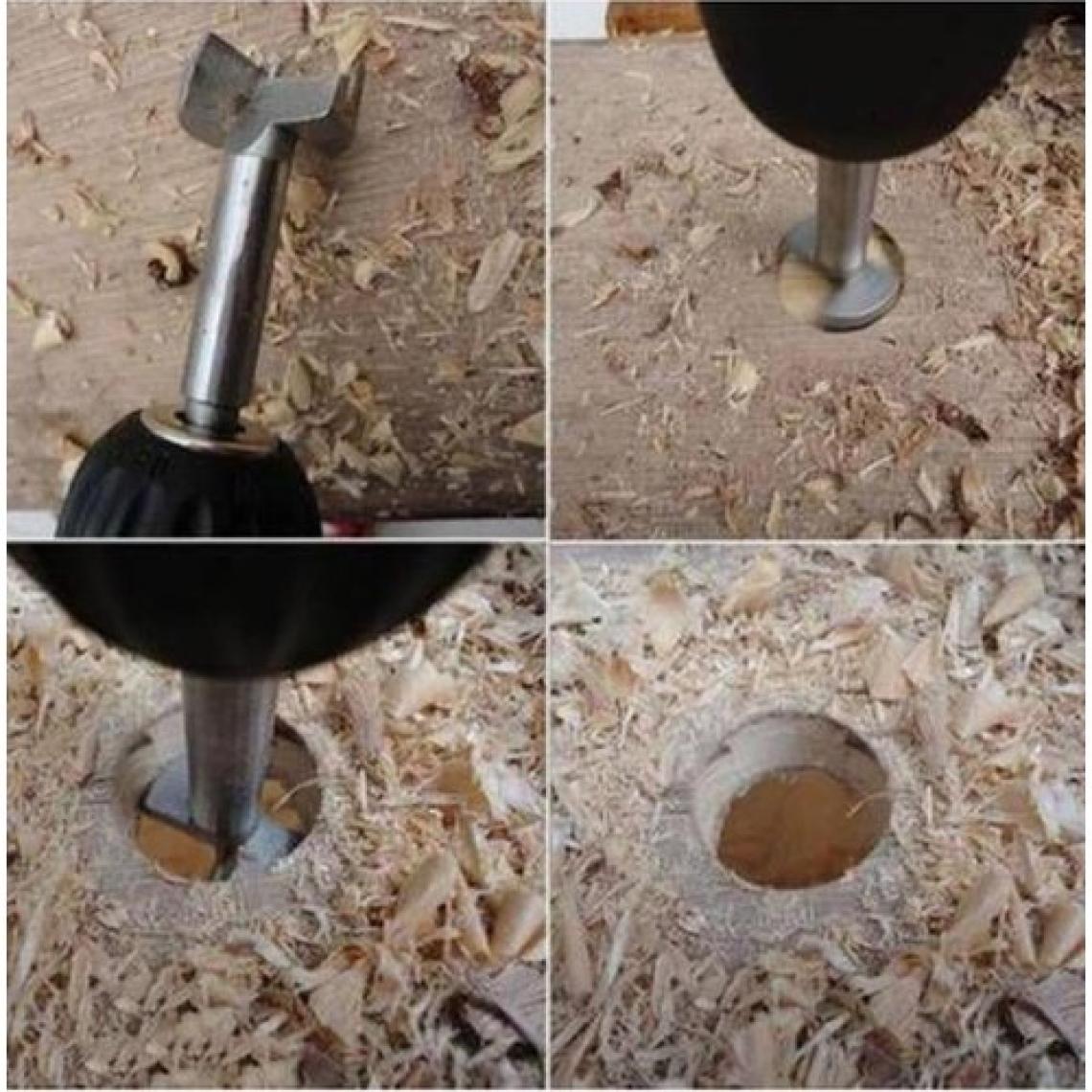 Depomega 70 mm Menteşe Yuva Açma Ahşap Delme Freze Matkap Ucu Mumluk Açma Aparatı