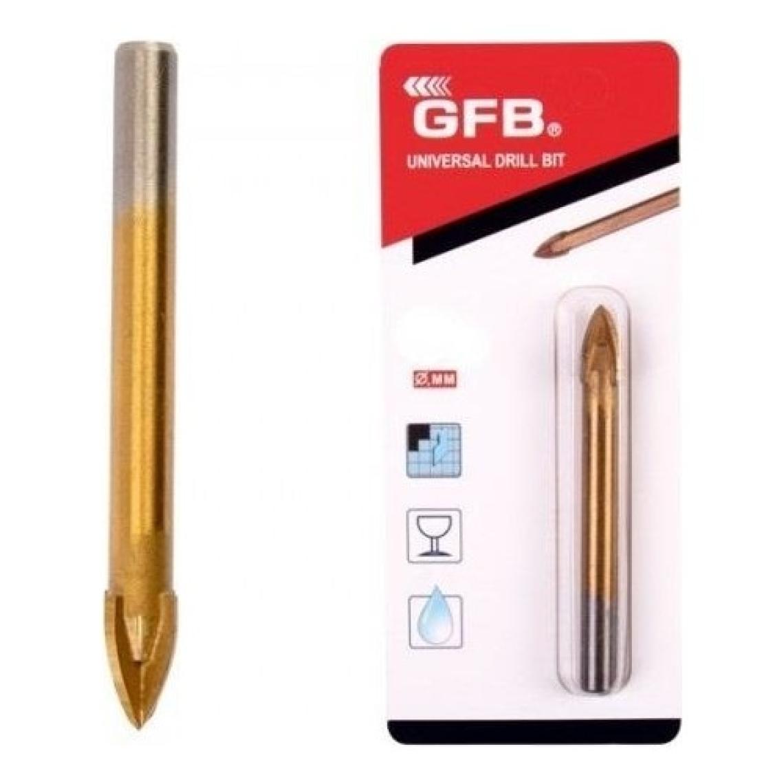 Gfb 7 mm Cam Seramik Delme Üniversal Matkap Ucu
