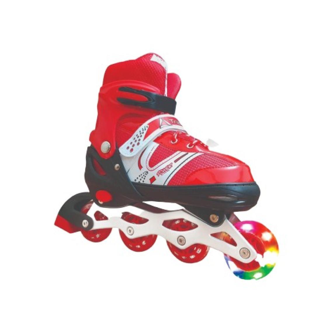 Triathlon T144  Işıklı Paten 38 - 41 Kırmızı