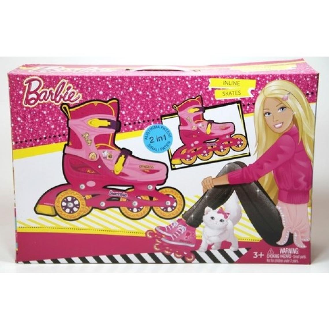 Pusula Oyun Barbie 2 Farklı Pozisyona Ayarlanabilir Tekerlekli Paten (28, 29, 30 ve 31 Numaralarına Ayarlanabilen Alıştırma Pateni)