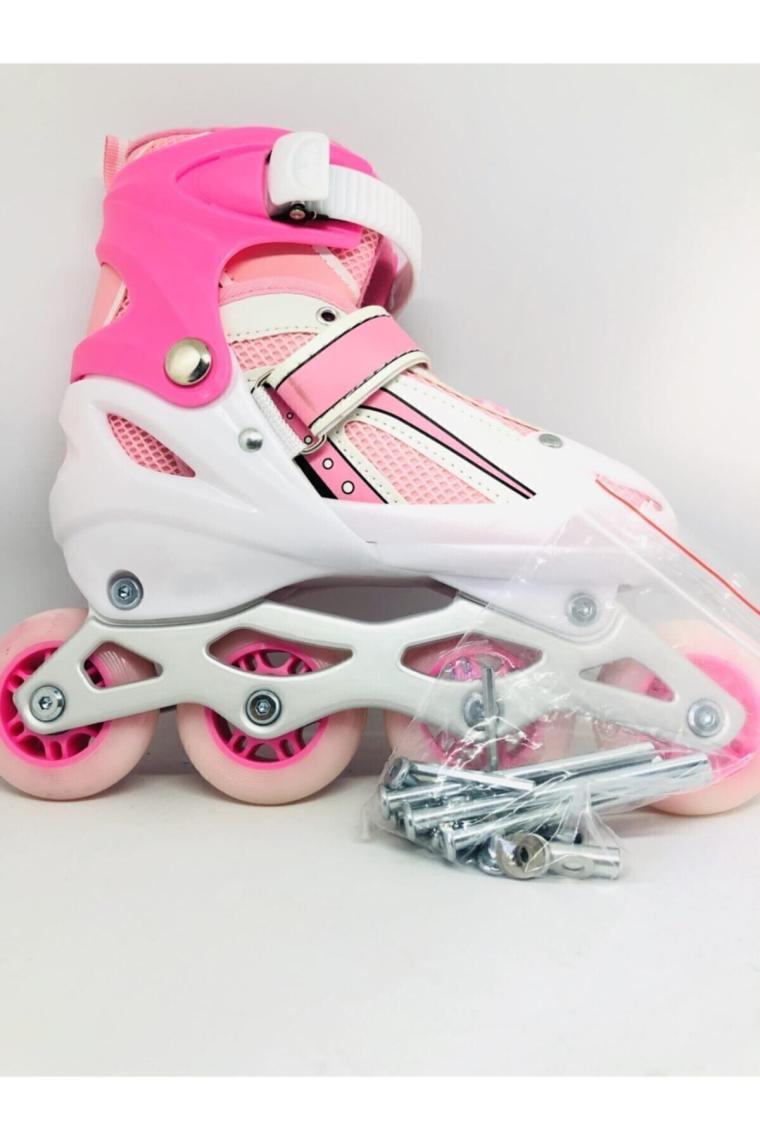 4 Tekerli Ayarlanabilir Pembe Paten