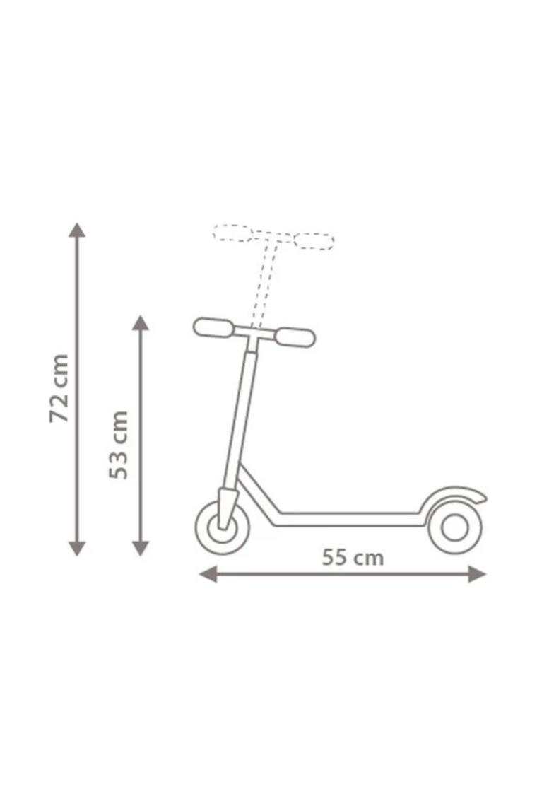 Rookie Sarı 3 Tekerlekli Işıklı Çocuk Scooter