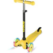 Rookie Sarı 3 Tekerlekli Işıklı Çocuk Scooter