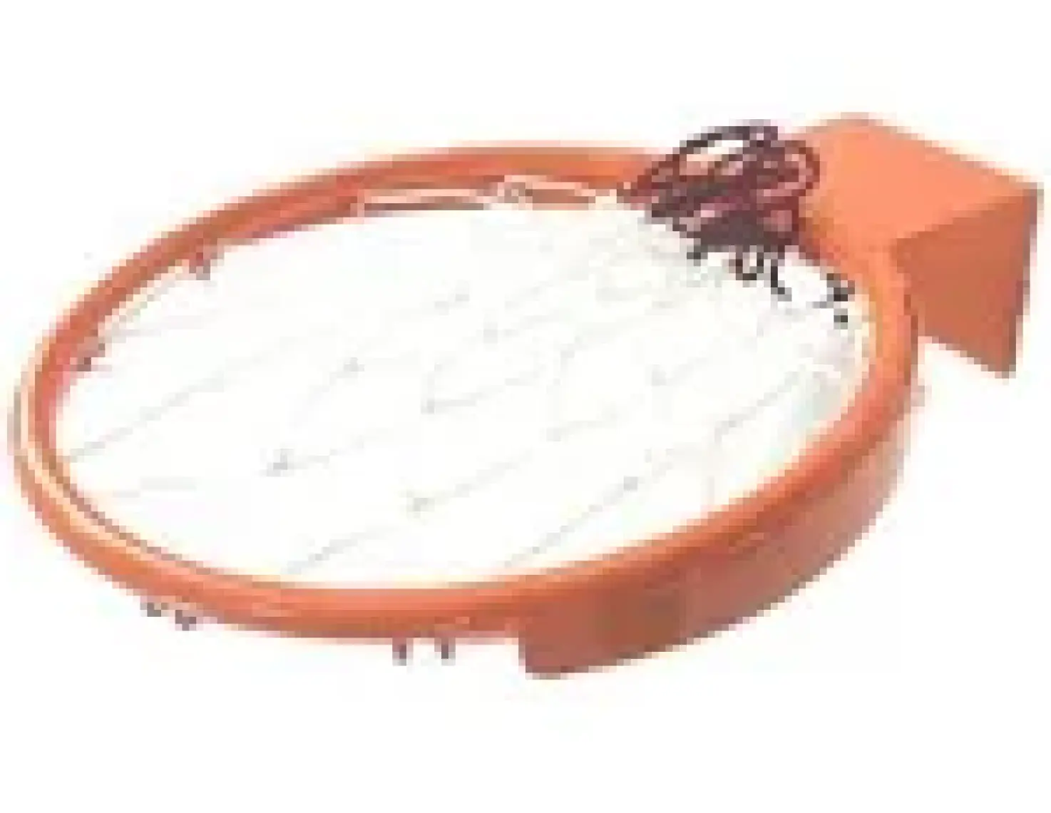 Adelinspor Standart Basketbol Çemberi 45 cm Sabit , Halkalı Ağ Bağlantısı