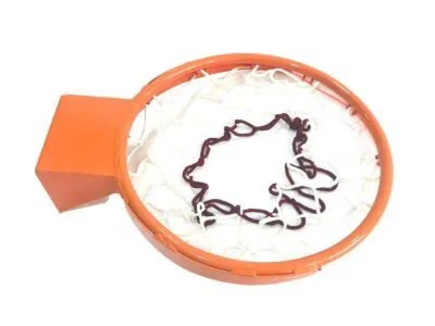 Adelinspor Standart Basketbol Çemberi 45 cm Sabit , Halkalı Ağ Bağlantısı