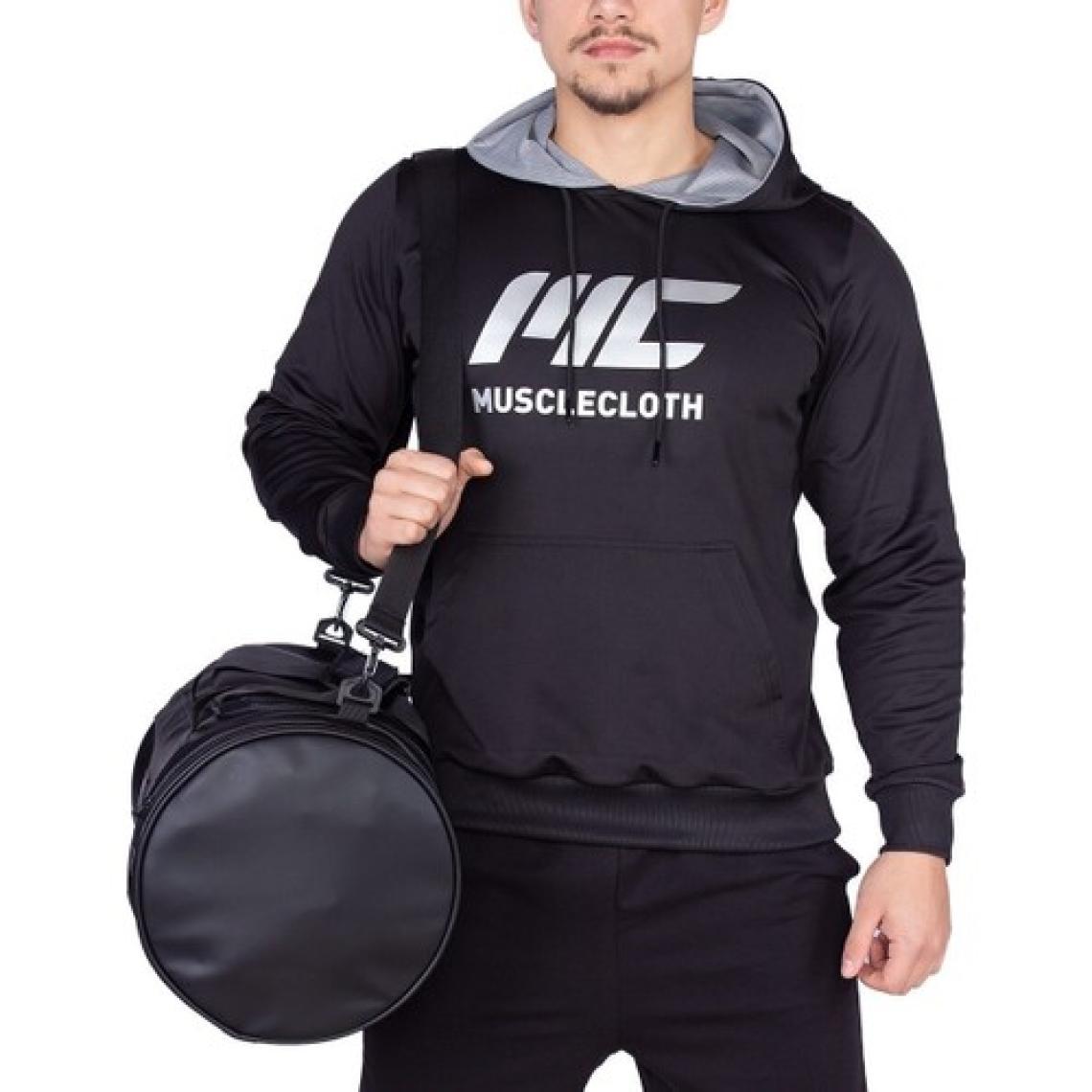 Musclecloth Elite Duffel Bag Silindir Spor Çanta Siyah 28 L