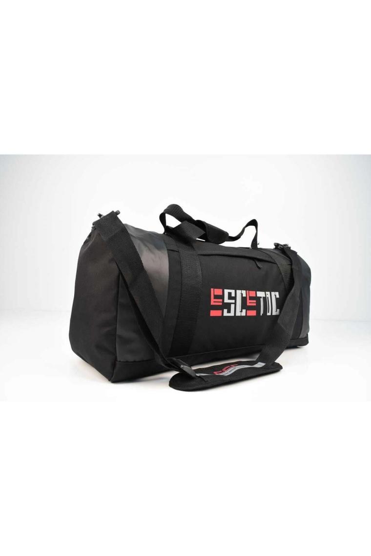 Escetic Siyah Unisex Su Geçirmez Omuz Askılı Spor Fitness Seyahat Çanta C5005