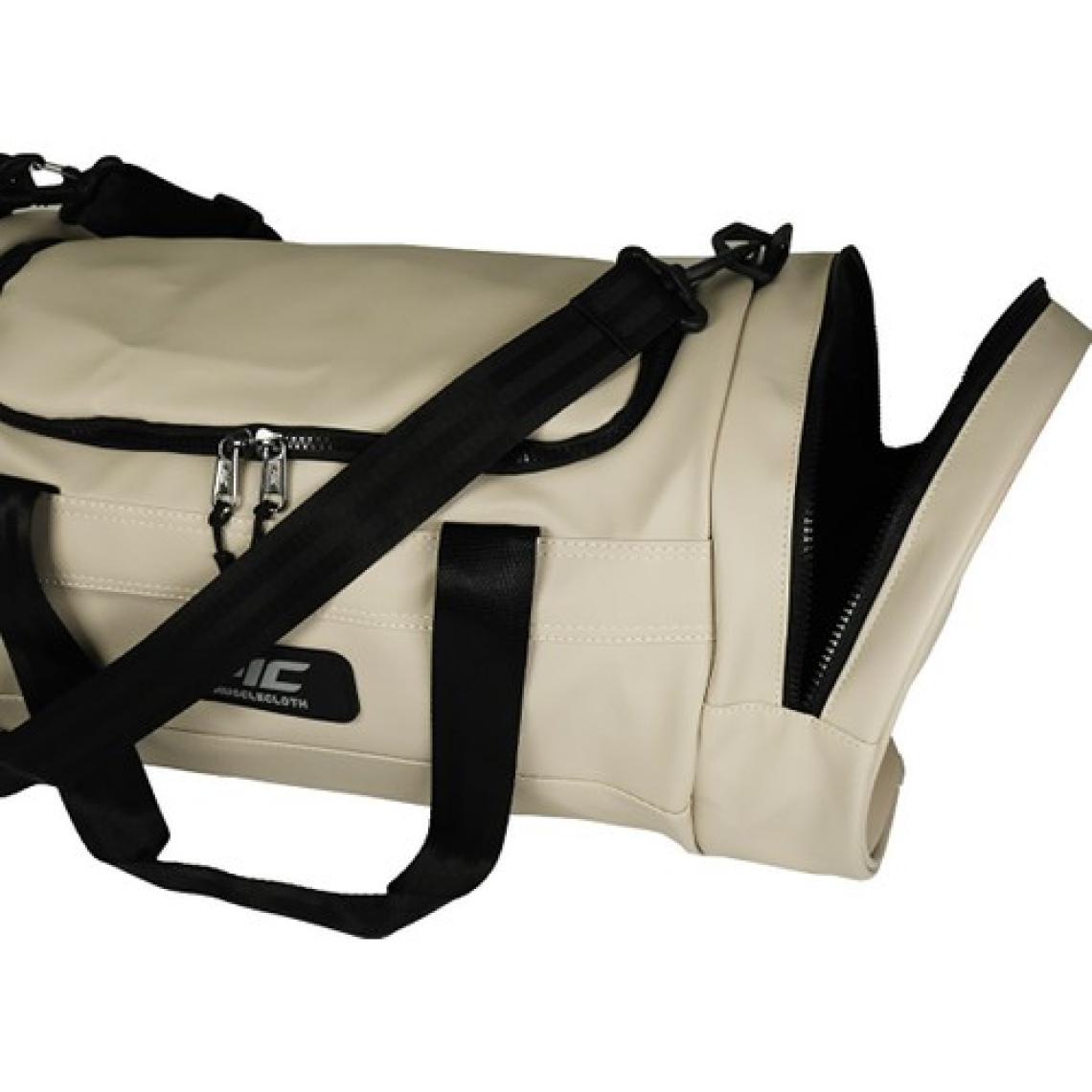 Musclecloth Elite Duffel Bag Silindir Spor Çanta Bej 28 L