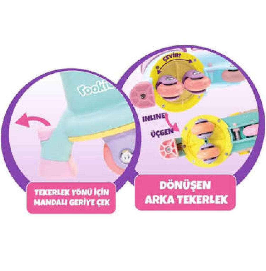 Rookie Ayarlanabilir Dönüşen Tekerlekli 2 In 1 Twisty Paten